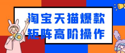 淘宝天猫爆款矩阵高阶操作描述