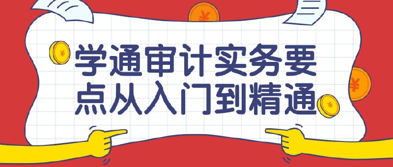 学通审计实务要点从入门到精通课本课程旨在帮助学员全面了解的基本原理和操作技巧