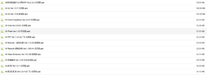 优质软件资源合集会员版包含各类破解会员版软件，安全去更新去广告，总共70G，软件比较多，优先下载最新上传的软件，后期持续更新