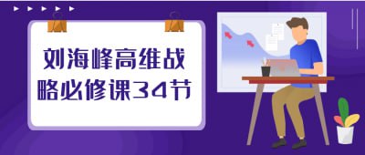 刘海峰高维战略必修课34节刘海峰高维战略必修课包含34节精华课程，深入解析现代企业战略思维与实践