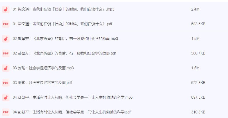 严飞-像社会学家一样思考​链接