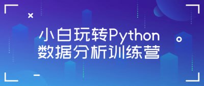 小白玩转Python数据分析训练营本训练营旨在帮助初学者掌握Python数据分析技能