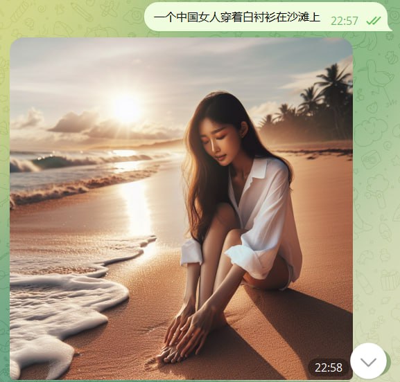 #AI绘画  #绘画  #机器人发现一个不错的AI绘画机器人AI绘画助手-调用DALLE 3，生成图片需要15秒左右，请耐心等待，生成的图片质量挺不错的，直接在tg上就能使用，完全免费无限制AI绘画助手👉   @apaintbot